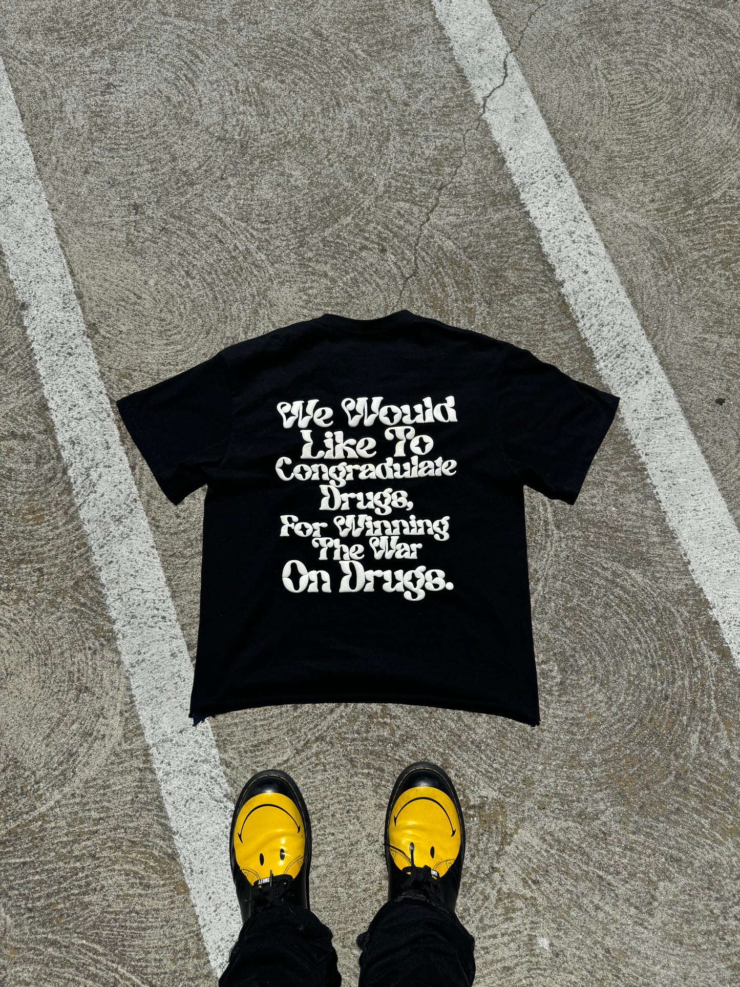 Intoxicated (War On Drugs) Tee Black